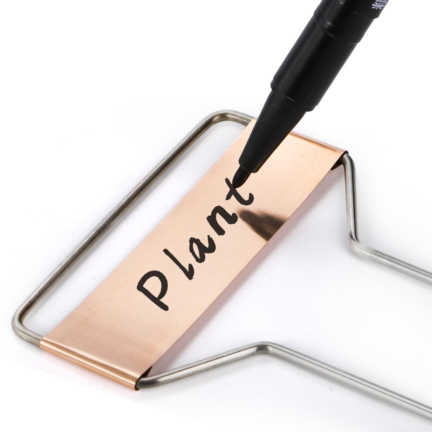 Copper Plate Metal Plant Labels