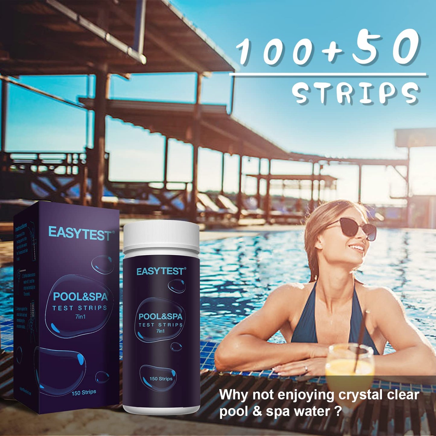 7-Way Pool Test Strips