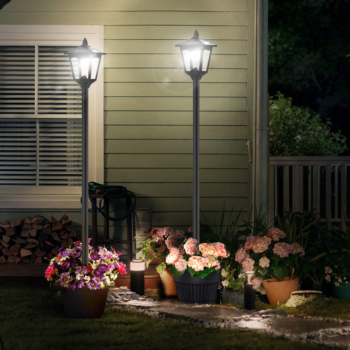 Solar Lamp Post Lights