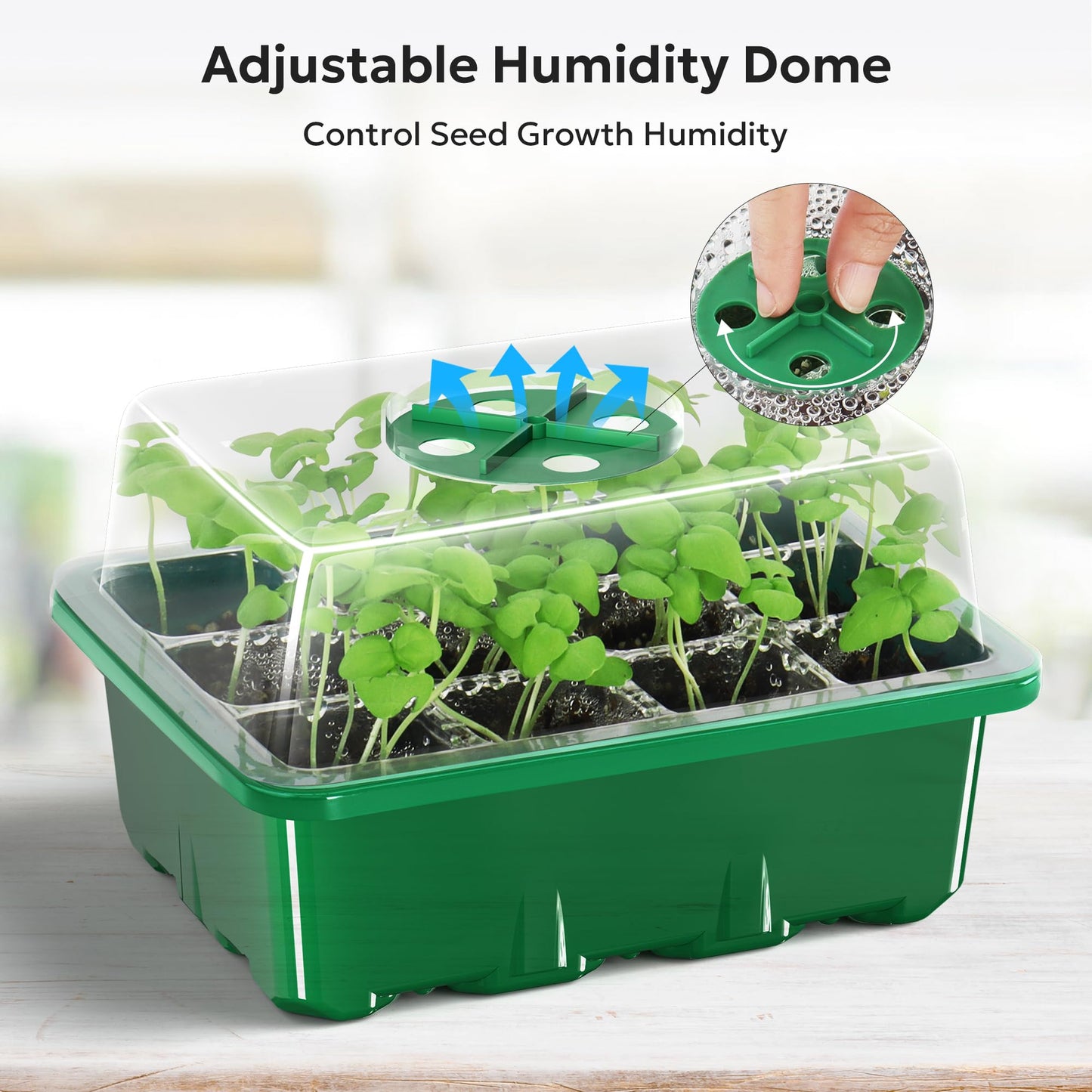 Seed Starter Tray Kit with Humidity Dome