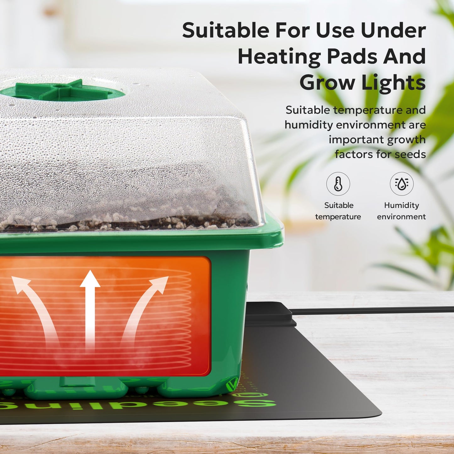 Seed Starter Tray Kit with Humidity Dome