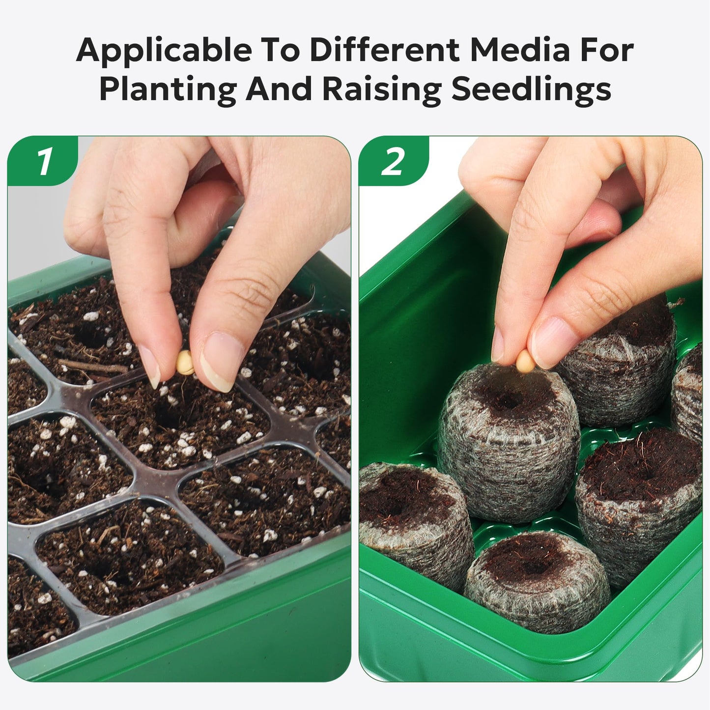 Seed Starter Tray Kit with Humidity Dome