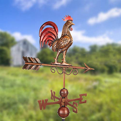 Bantam Red Rooster Weathervane