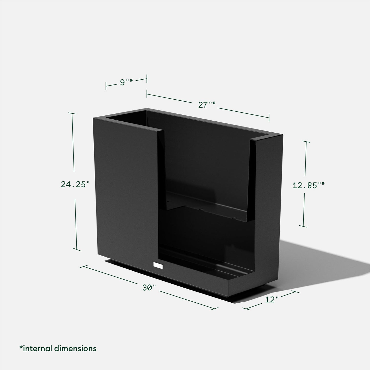 Tall Rectangular Planter