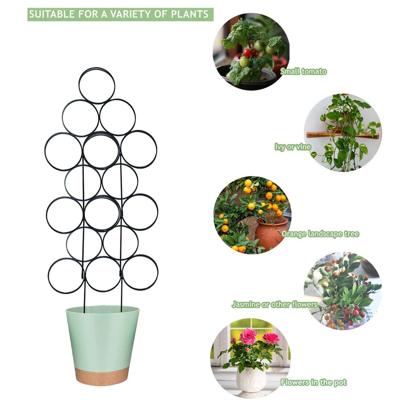 Stackable Metal Trellis