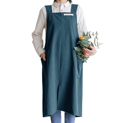 Cotton Cross Apron